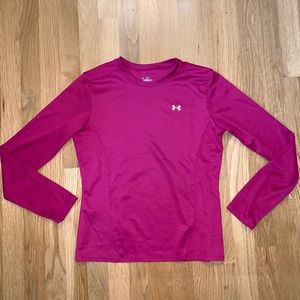🔥 Under Armour pink Heatgear long sleeve